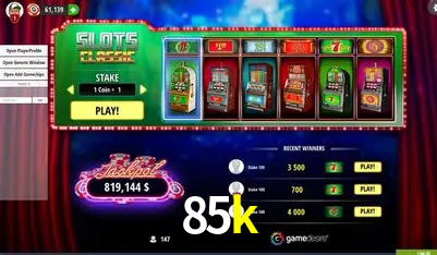 Descubra o Mundo do Cassino Online com 85k